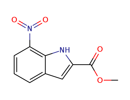 1H-Indole-2-carboxylic acid, 7-nitro-, methyl ester(167027-28-3)