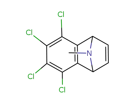 Molecular Structure of 26477-20-3 (9-methyl-5,6,7,8-tetrachloro-1,4-dihydronaphthalen-1,4-imine)