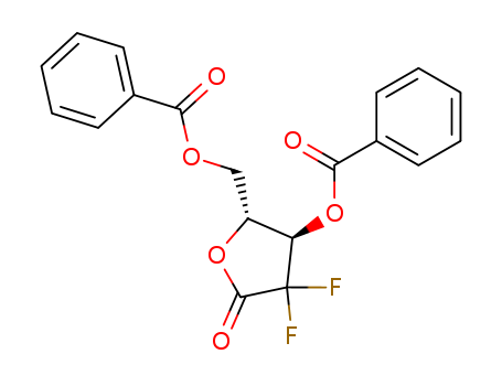 1-oxo-2- deoxy-2,2 diflouro-3,4 di benzoyloxy- Ribose