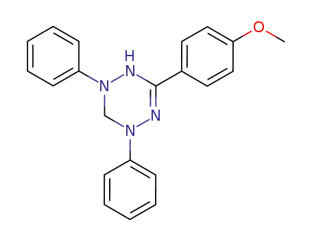 Molecular Structure of 17127-02-5 (2,4-diphenyl-6-(4-methoxyphenyl)leucoverdazyl)