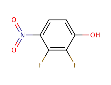 Molecular Structure of 123173-60-4 (2,3-difluoro-4-nitro-Phenol)