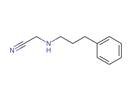 Molecular Structure of 154582-41-9 (2-((3-phenylpropyl)amino)acetonitrile)