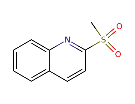 Molecular Structure of 17075-19-3 (2-METHANESULFONYL-QUINOLINE)