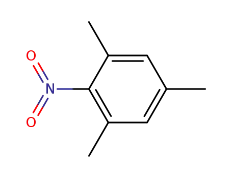 Molecular Structure of 82795-90-2 (Benzene,  1,3,5-trimethyl-2-nitro-,  radical  ion(1+)  (9CI))