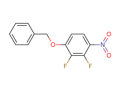 Molecular Structure of 868735-81-3 (1-(Benzyloxy)-2,3-Difluoro-4-Nitrobenzene)