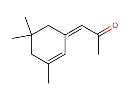 Molecular Structure of 16695-73-1 (2-Propanone,1-(3,5,5-trimethyl-2-cyclohexen-1-ylidene)-, (1Z)-)
