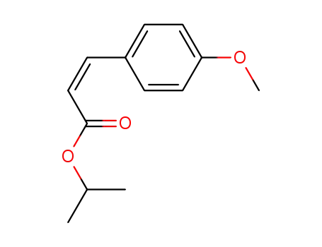 Molecular Structure of 5466-76-2 (isopropyl p-methoxycinnamate)