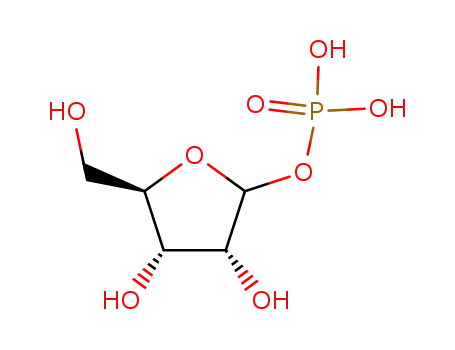 Molecular Structure of 14075-00-4 ([3,4-dihydroxy-5-(hydroxymethyl)oxolan-2-yl]oxyphosphonic acid)