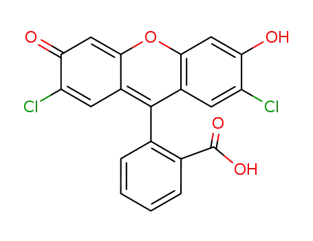 Molecular Structure of 18362-80-6 (2,7-dichlorofluorescein)