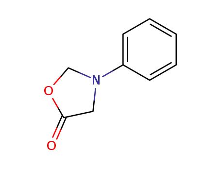 Molecular Structure of 115011-74-0 (N-phenyloxazolidin-5-one)