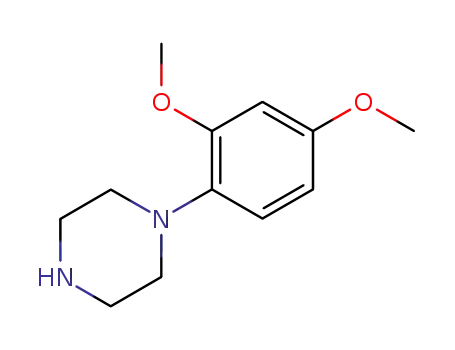 Molecular Structure of 16015-75-1 (1-(2,4-DIMETHOXYPHENYL)PIPERAZINE)