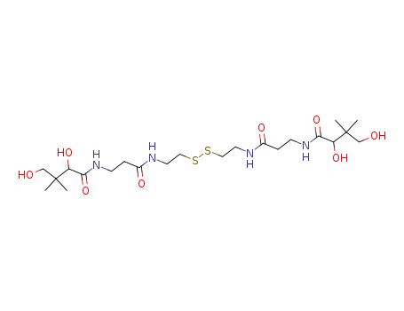 Butanamide, N,N'-[dithiobis[2,1-ethanediylimino(3-oxo-3,1-propanediyl)]]bis[2,4-dihydroxy-3,3-dimethyl-