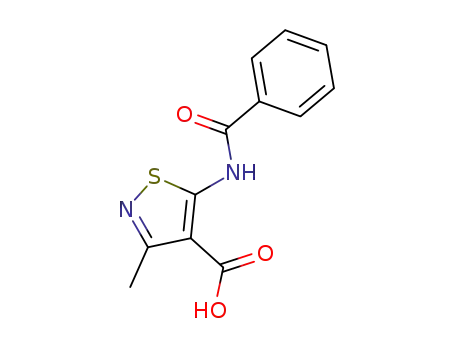 5-(벤조일아민)-3-메틸-4-이소티아졸카르복실산