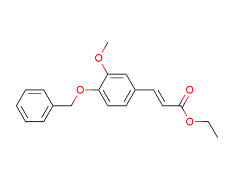 (E)-Ethyl 3-(4-(benzyloxy)-3-methoxyphenyl)acrylate