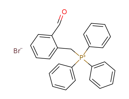 Molecular Structure of 31675-35-1 (Phosphonium, [(2-formylphenyl)methyl]triphenyl-, bromide)