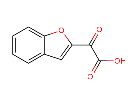 Molecular Structure of 39685-86-4 (2-Benzofurylglyoxylic acid)