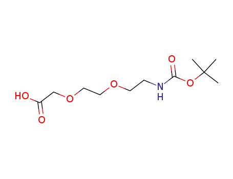 2,2-Dimethyl-4-oxo-3,8,11-trioxa-5-azatridecan-13-oic acid
