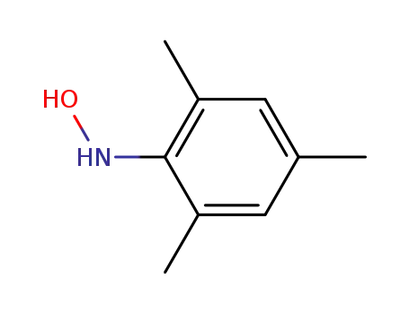 Molecular Structure of 14353-69-6 (Benzenamine,  N-hydroxy-2,4,6-trimethyl-)
