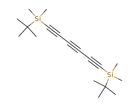 Molecular Structure of 134816-75-4 (1,6-bis(tert-butyldimethylsilyl)-1,3,5-hexatriyne)