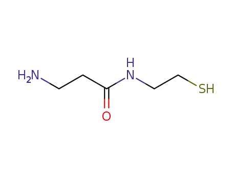 Molecular Structure of 539-83-3 (3-Amino-N-(2-mercaptoethyl)propionamide)