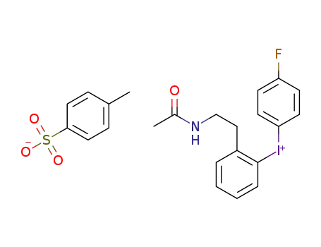 (2-(2-acetamidoethyl)phenyl)(4-fluorophenyl)iodonium p-toluenesulfonate