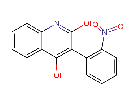 3-(2-nitro-phenyl)-quinoline-2,4-diol