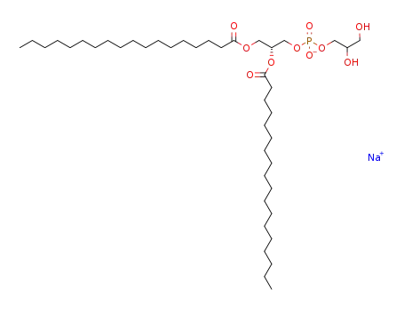 Molecular Structure of 200880-42-8 (1,2-distearoyl-sn-glycero-3-phospho-(1'-rac-glycerol) (sodiuM salt))