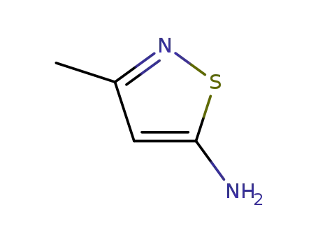 Molecular Structure of 24340-76-9 (3-methylisothiazol-5-amine)