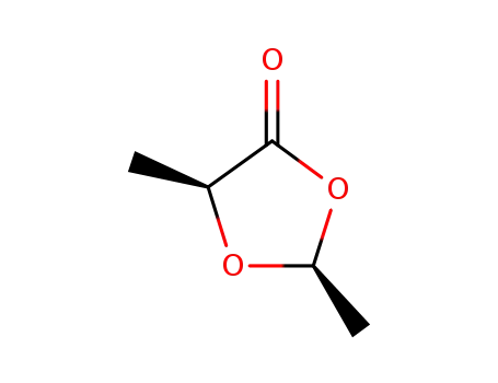 Molecular Structure of 4051-08-5 (trans-2,5-dimethyl-1,3-dioxolan-4-one)