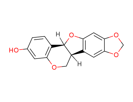 rel-(6aS,12aS)-6a,12a-Dihydro-6H-[1,3]dioxolo[4',5':5,6]benzofuro[3,2-c]chromen-3-ol