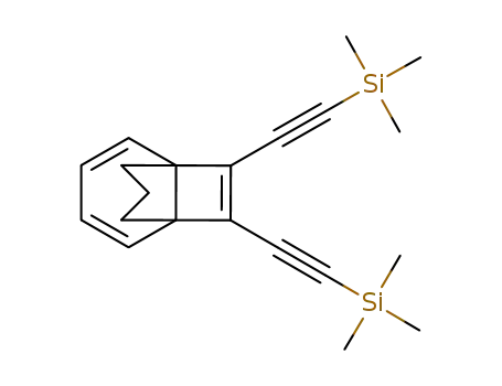 Molecular Structure of 155337-67-0 (11,12-bis[(trimethylsilyl)ethynyl][4.3.2]propella-1,3,11-triene)