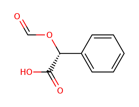 Molecular Structure of 29169-63-9 ((R)-(formyloxy)phenylacetic acid)