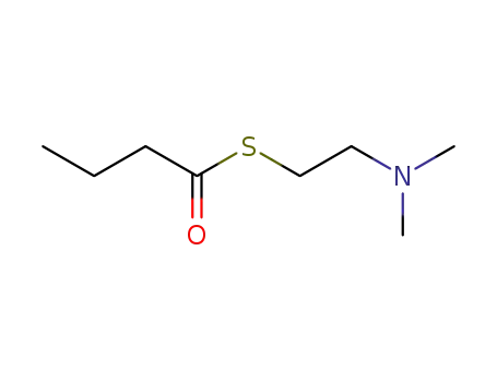 Molecular Structure of 63512-62-9 (S-[2-(dimethylamino)ethyl] butanethioate)