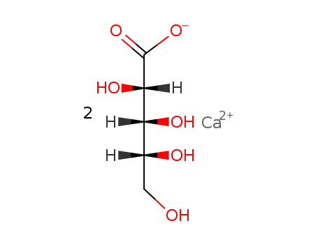 Molecular Structure of 72656-08-7 (D-XYLONIC ACID, CALCIUM SALT, HYDRATE)