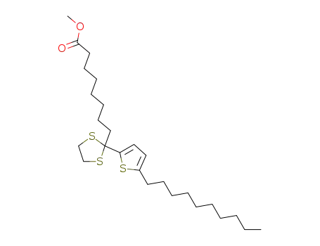 8-[2-(5-Decyl-thiophen-2-yl)-[1,3]dithiolan-2-yl]-octanoic acid methyl ester