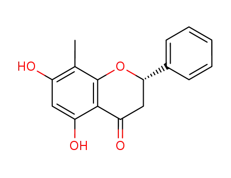 (S)-2,3-Dihydro-5,7-dihydroxy-8-methyl-2-phenyl-4-benzopyrone