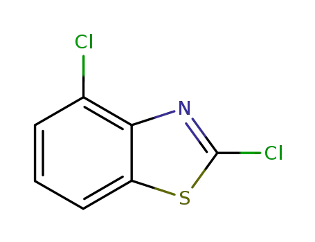 Molecular Structure of 3622-30-8 (2,4-Dichlorobenzothiazole)
