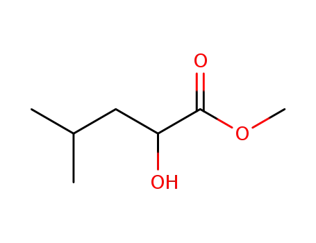 Molecular Structure of 40348-72-9 (methyl 2-hydroxy-4-methylvalerate)