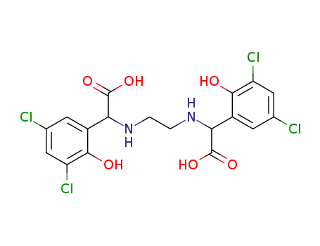 Molecular Structure of 94994-73-7 (tetrachloro N,N'-ethylenebis<2-(o-hydroxyphenyl)glycines>)
