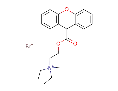 Molecular Structure of 53-46-3 (METHANTHELINE BROMIDE (200 MG))