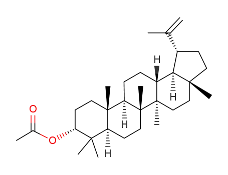 Molecular Structure of 6610-54-4 ((3alpha,9xi,18xi)-lup-20(29)-en-3-yl acetate)