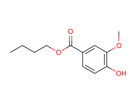 Benzoic acid,4-hydroxy-3-methoxy-, butyl ester cas  5348-74-3