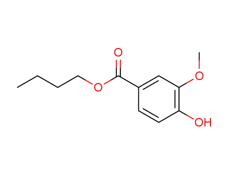 Molecular Structure of 5348-74-3 (butyl vanillate)