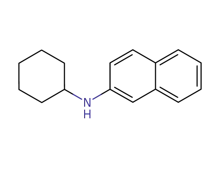 Molecular Structure of 23761-52-6 (N-cyclohexylnaphthalen-2-amine)