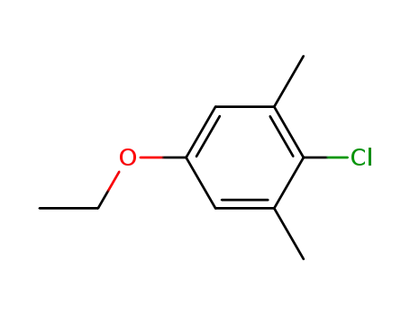 Molecular Structure of 23399-89-5 (5-(2-ethoxy)-2-chloro-1,3-dimethylbenzene)