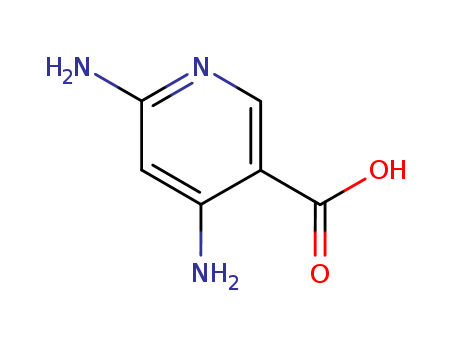 3-Pyridinecarboxylicacid,4,6-diamino-(9CI)