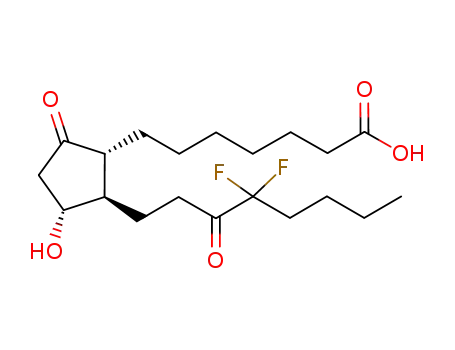 7-[(2R,4aR,5S,7aR)-2-(1,1-difluoropentyl)-2-hydroxy-6-oxo-octahydrocyclopenta[b]pyran-5-yl]heptanoic acid