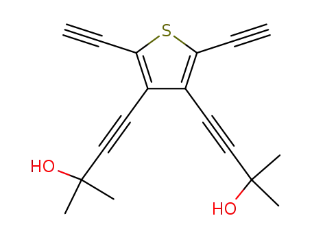 3-Butyn-2-ol, 4,4'-(2,5-diethynyl-3,4-thiophenediyl)bis[2-methyl-