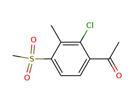 1-(2-CHLORO-4-METHANESULFONYL-3-METHYL-PHENYL)-ETHANONE