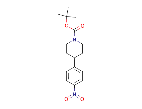 Molecular Structure of 170011-56-0 (1-Boc-4-(4-nitrophenyl)Piperidine)